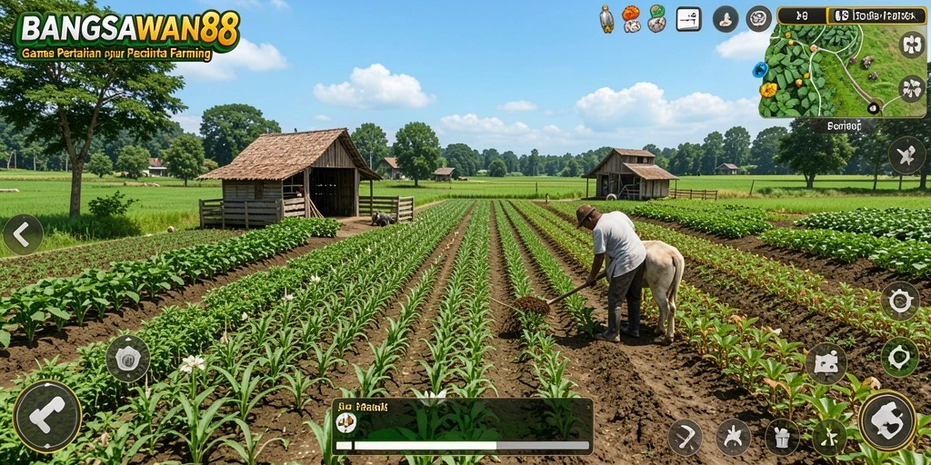 Tampilan gameplay BANGSAWAN88 yang menakjubkan dan penuh warna.