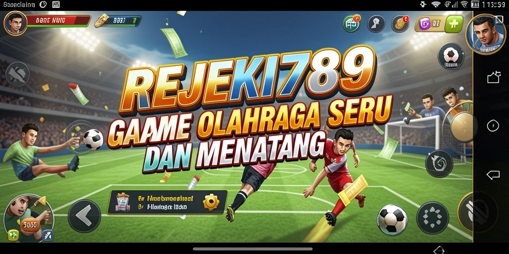 Tampilan gameplay REJEKI789 dalam aksi olahraga yang menegangkan.