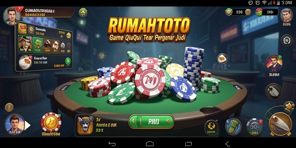 Tampilan gameplay QiuQiu yang menarik dan interaktif.