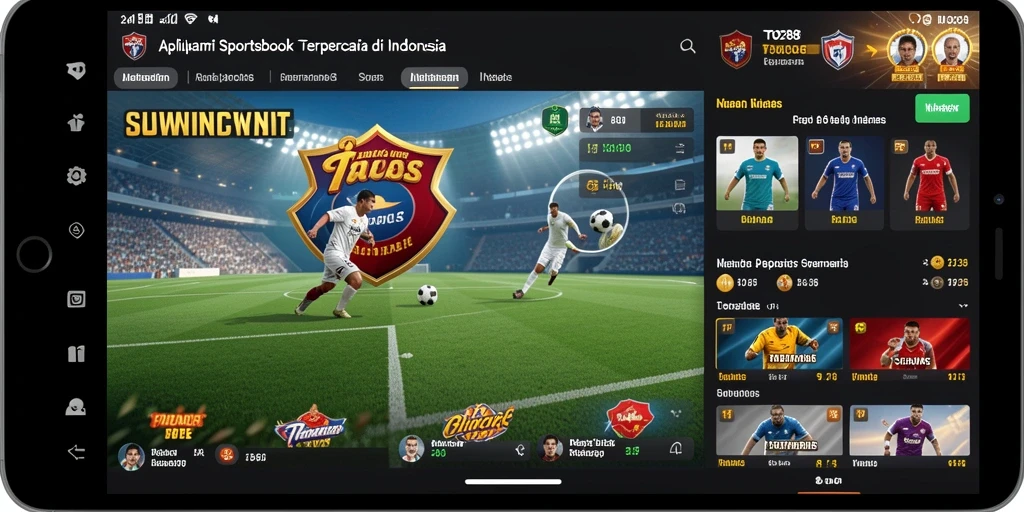 Screenshot gameplay TO288 yang menunjukkan antarmuka taruhan olahraga.